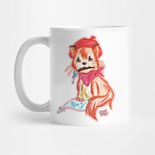 Painter Kitty Mug